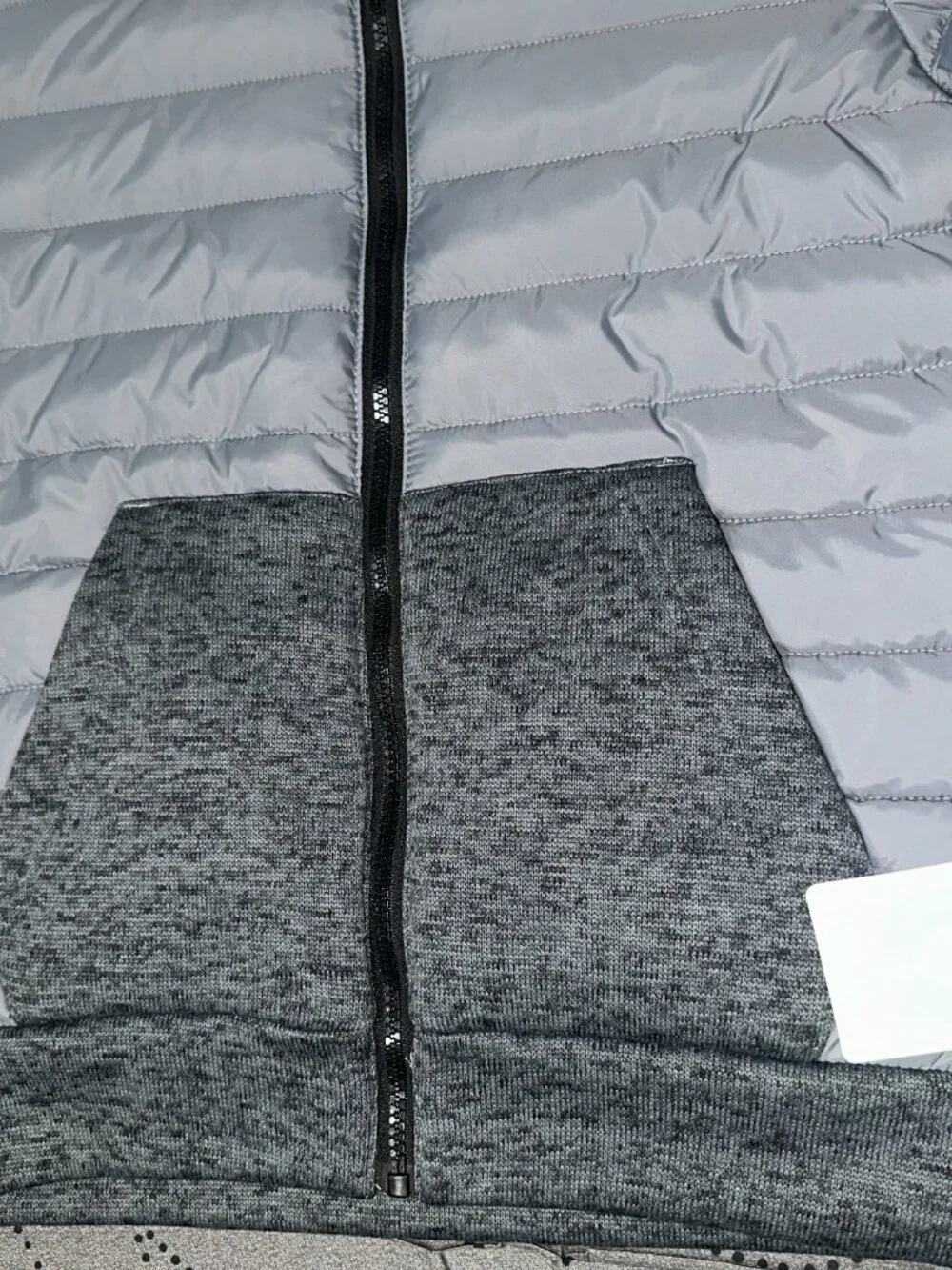 NIKE JORDAN HYBRID HEATHER GRAY & GRAY JACKET HOODIE SIZE XL L O M BOYS NWT $100